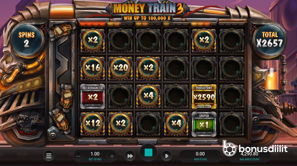 Money Train 3 Relax Gaming bonus