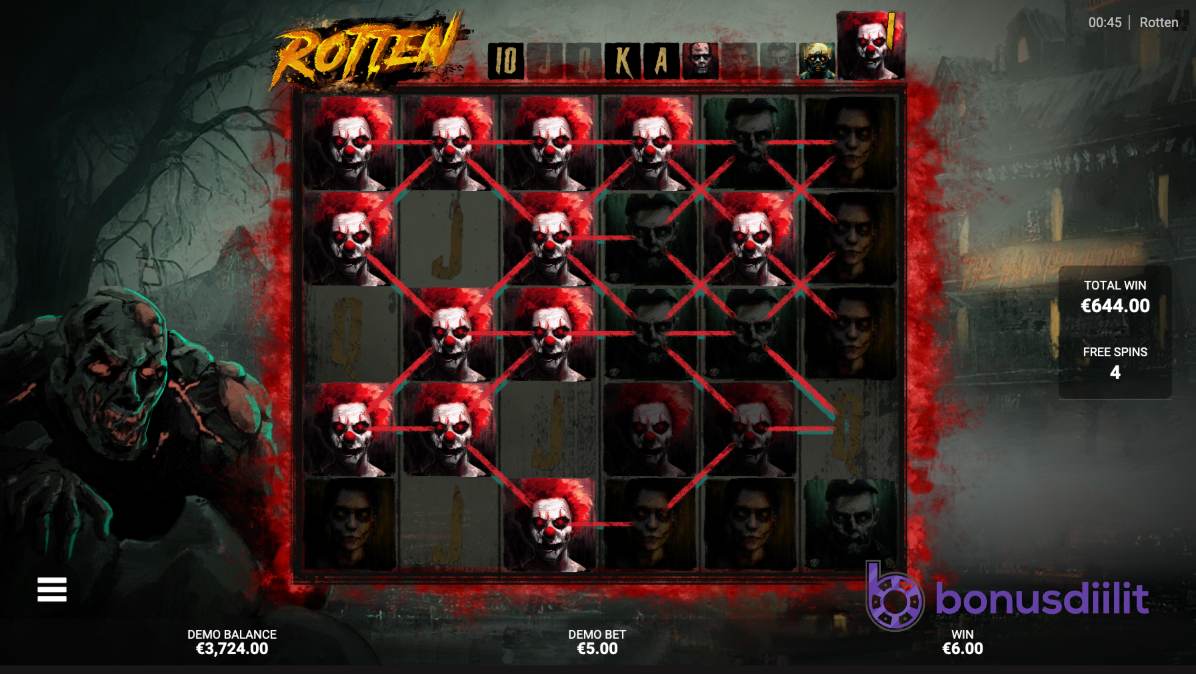 Rotten Hacksaw bonusgame