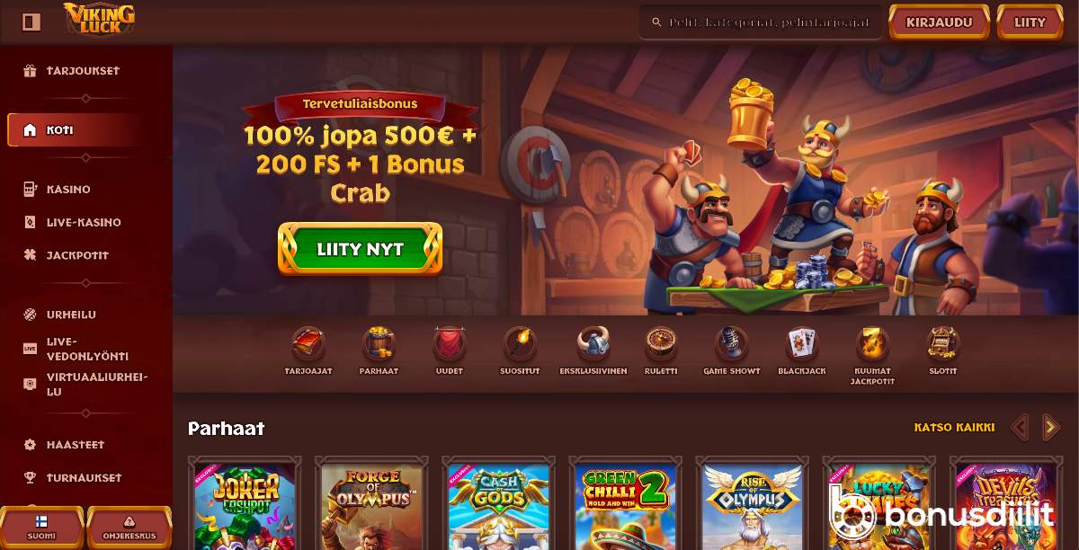 Viking Luck Casino bonus