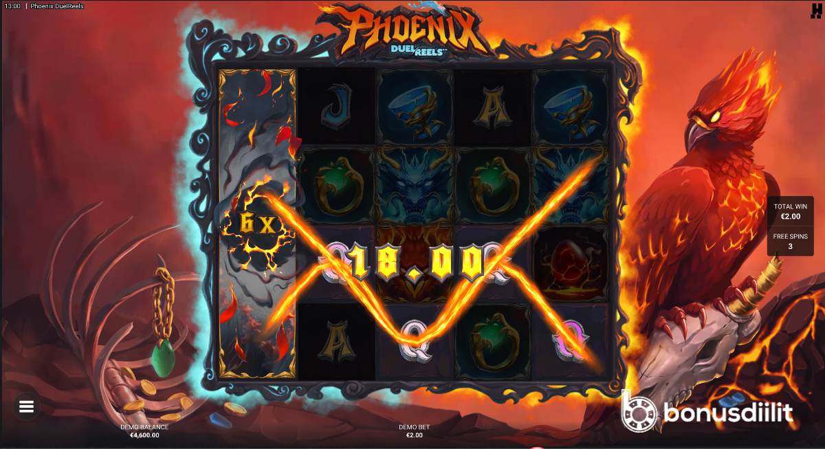 Phoenix Duelreels hacksaw gaming