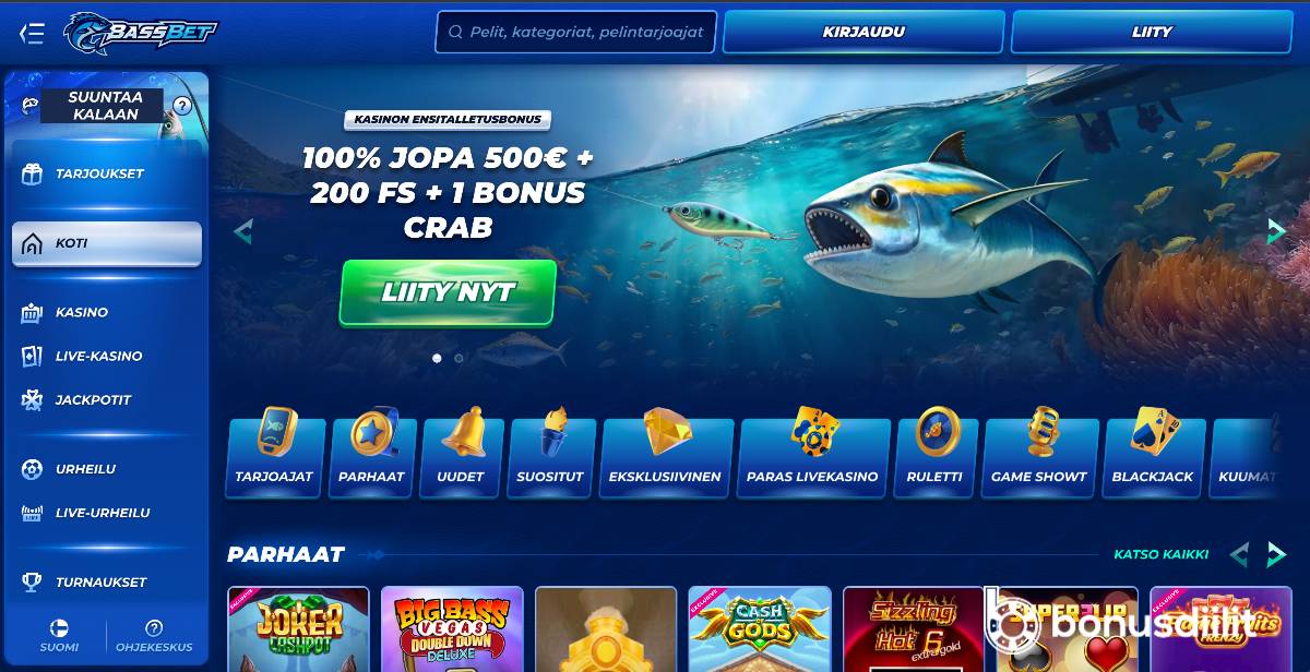 Bassbet Casino bonus