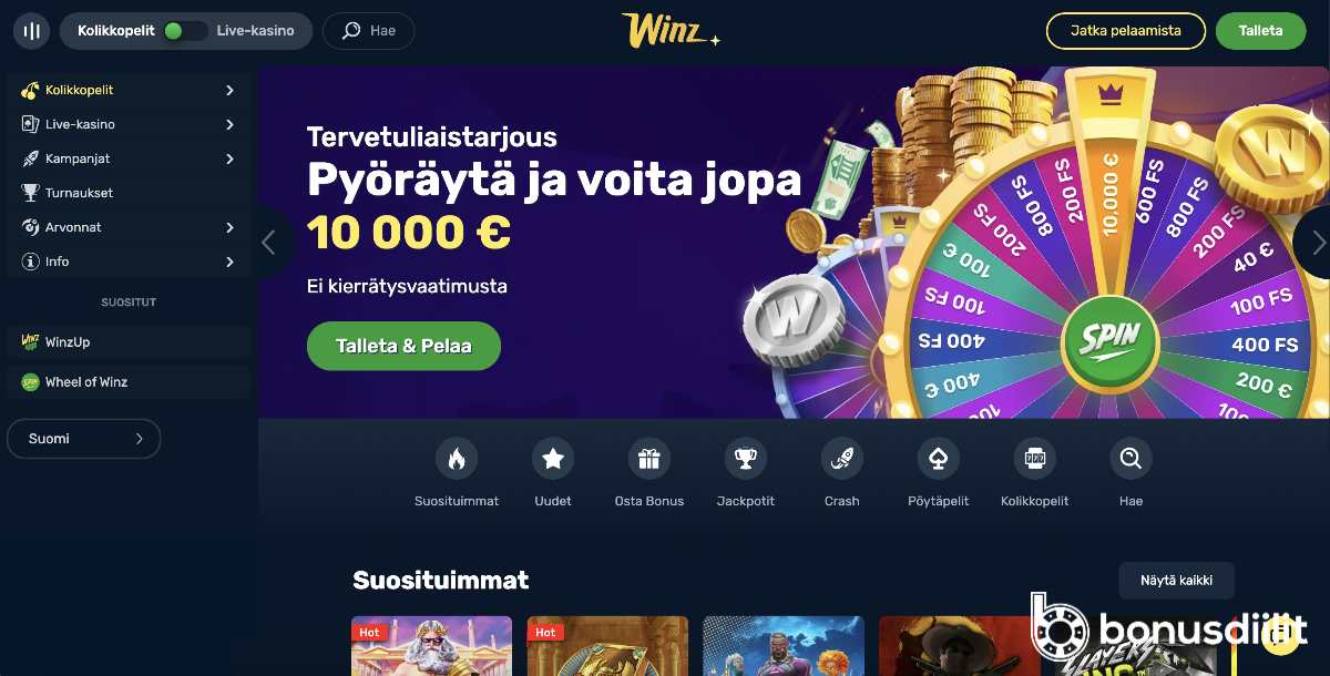 Winz.io casino