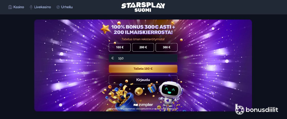 StarsPlaySuomi Casino