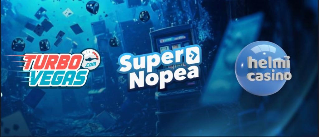 TurboVegas + SuperNopea + Helmi Kasino 1000 ilmaiskierrosta -tarjous! 1
