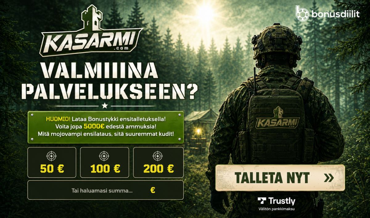 Kasarmi Kasino bonus